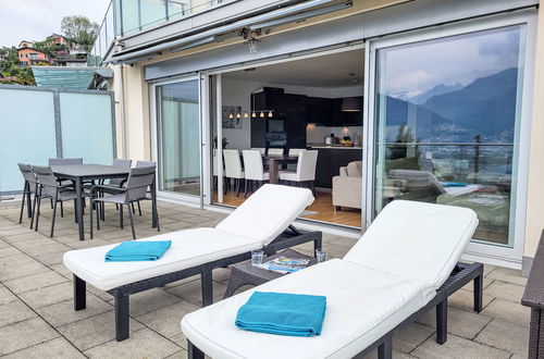 Foto 15 - Appartamento con 2 camere da letto a Gambarogno con piscina e terrazza