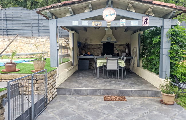 Casa de 4 quartos em Lamagdelaine com piscina privada e jardim - Foto 6