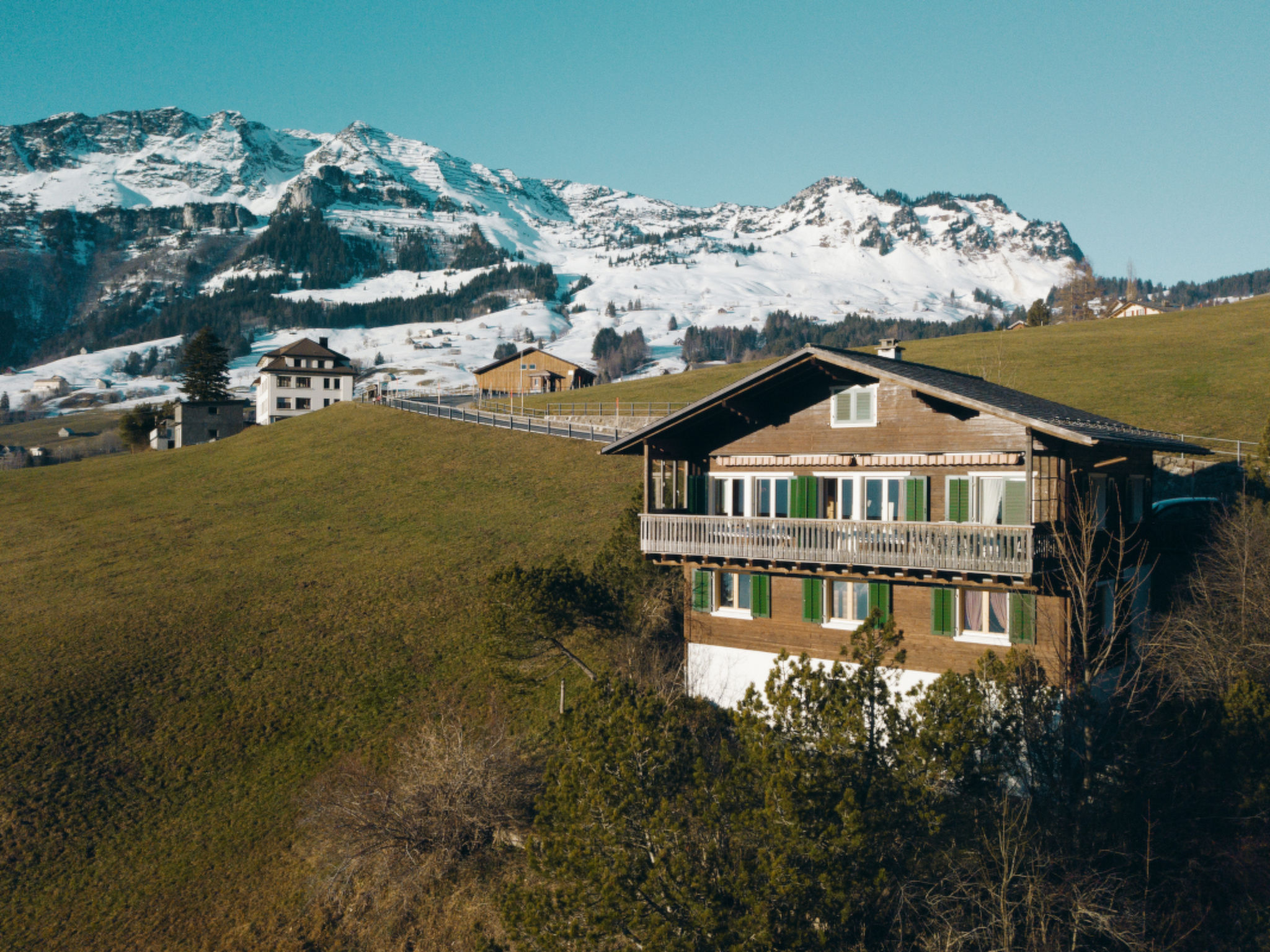 Foto 3 - Apartamento de 3 quartos em Amden com vista para a montanha