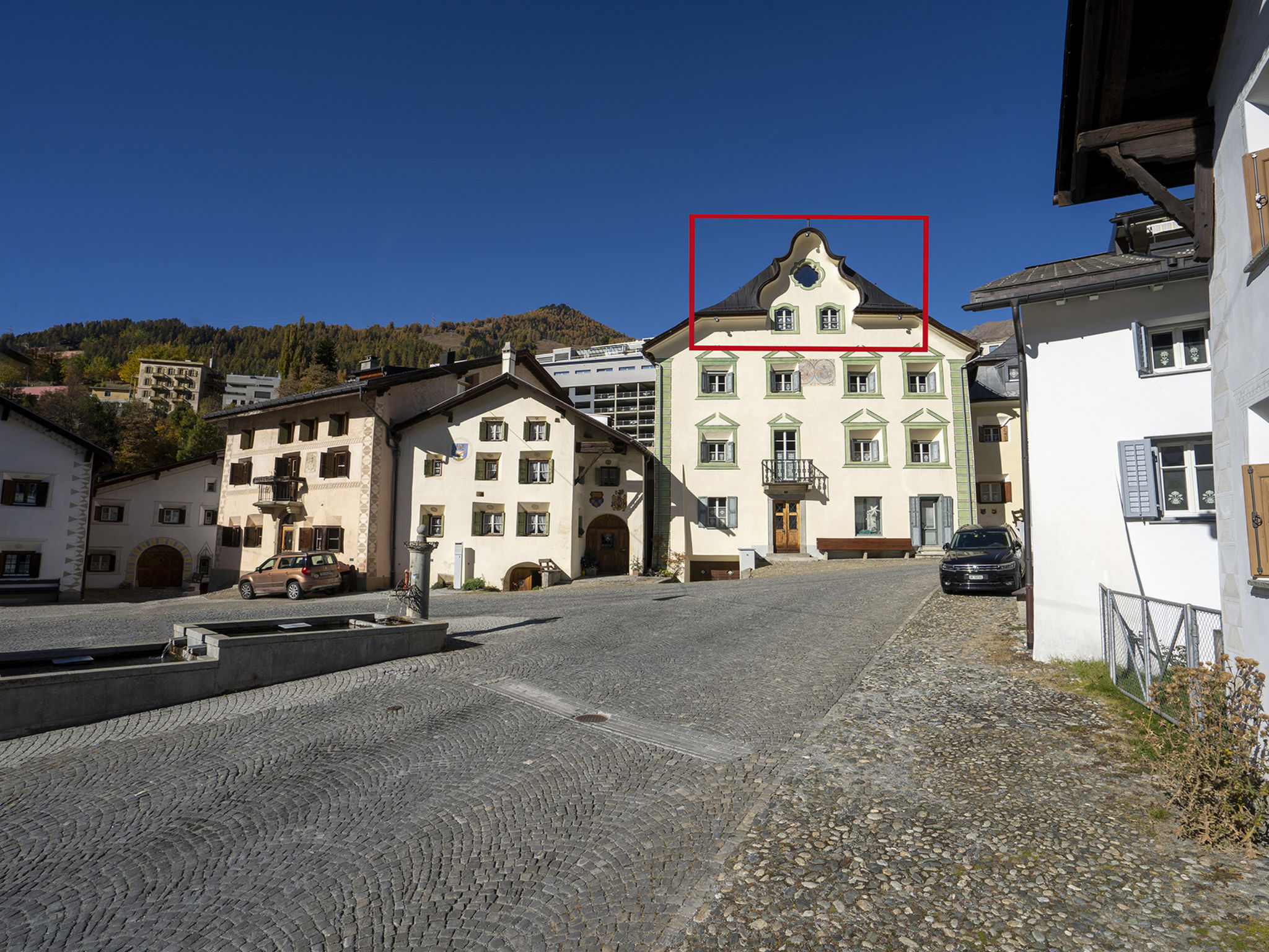 Foto 1 - Apartamento de 2 habitaciones en Scuol con vistas a la montaña