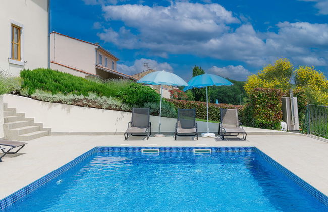 Casa de 5 quartos em Buje com piscina privada e jardim - Foto 33