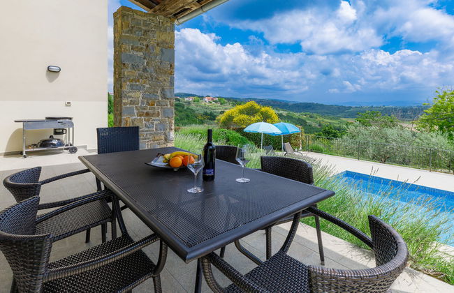 Casa de 5 quartos em Buje com piscina privada e jardim - Foto 10