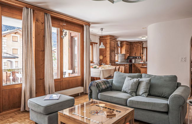 Apartment mit 3 Schlafzimmern in Zuoz mit garten - Foto 1