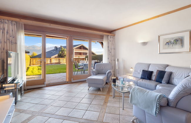 Apartamento de 5 quartos em Crans-Montana com jardim e terraço - Foto 2