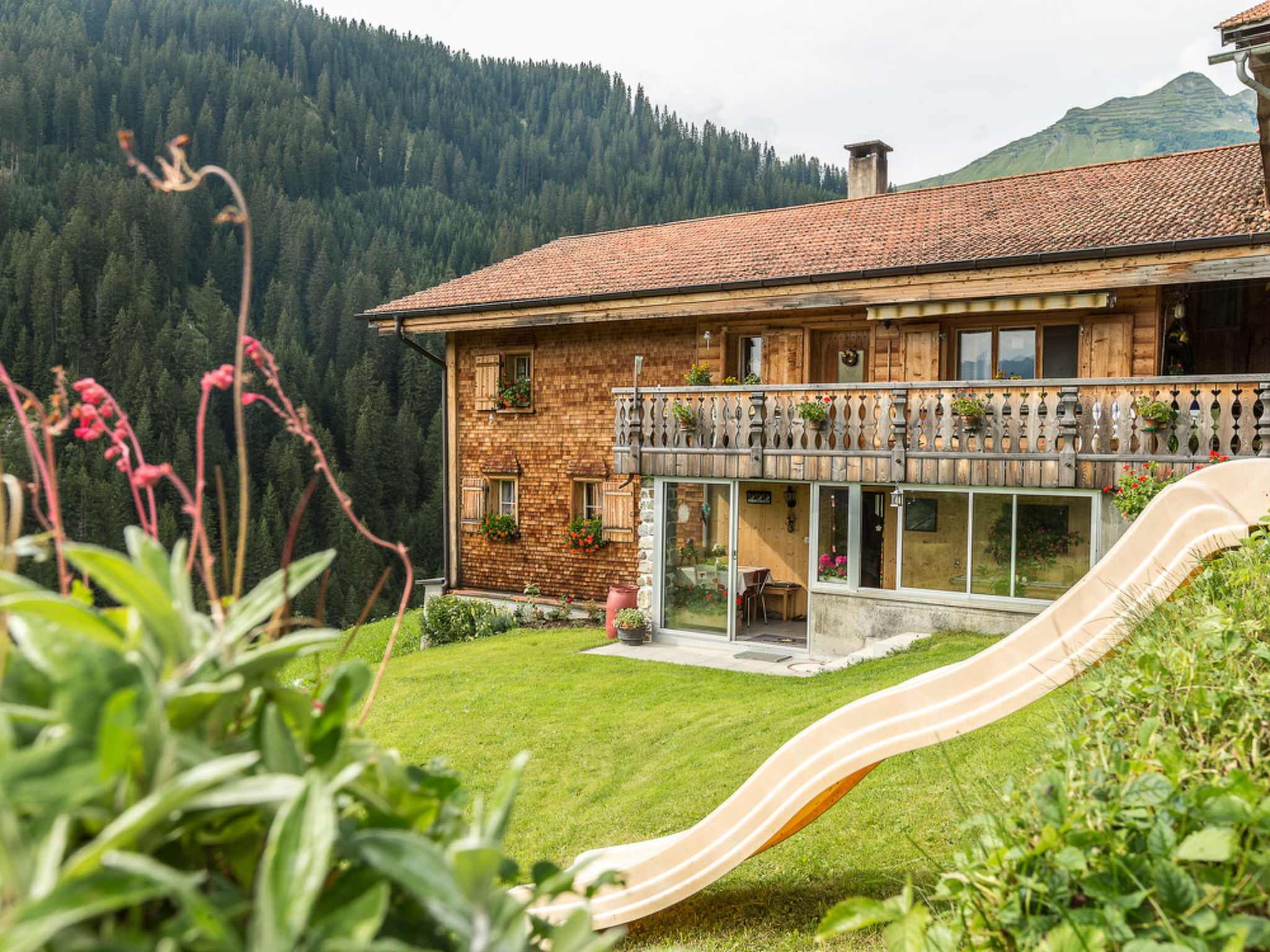 Photo 1 - Appartement de 2 chambres à Luzein avec vues sur la montagne