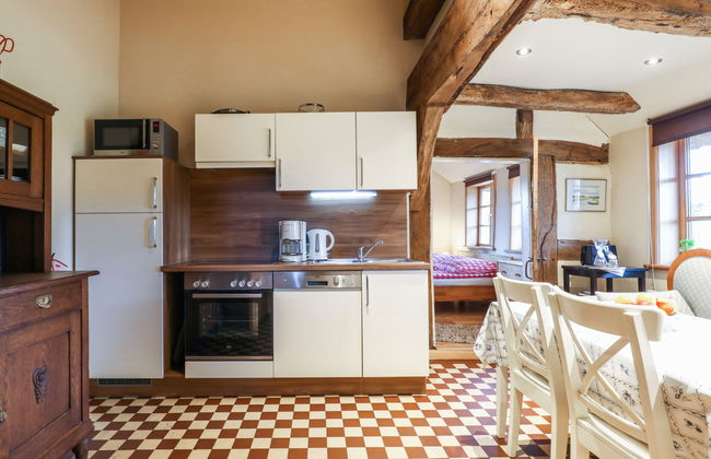 Apartamento de 1 quarto em Sandbostel com jardim e terraço - Foto 9