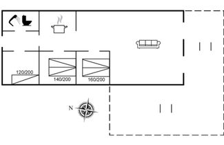 Foto 2 - Casa con 3 camere da letto a Dronningmølle con terrazza