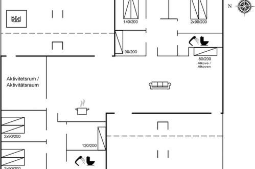 Foto 34 - Casa de 6 quartos em Løkken com terraço e banheira de hidromassagem