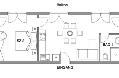 Foto 6 - Apartamento de 2 habitaciones en Velden am Wörther See con jardín y vistas a la montaña