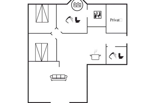 Foto 2 - Casa de 3 quartos em Nørre Nebel com terraço e sauna