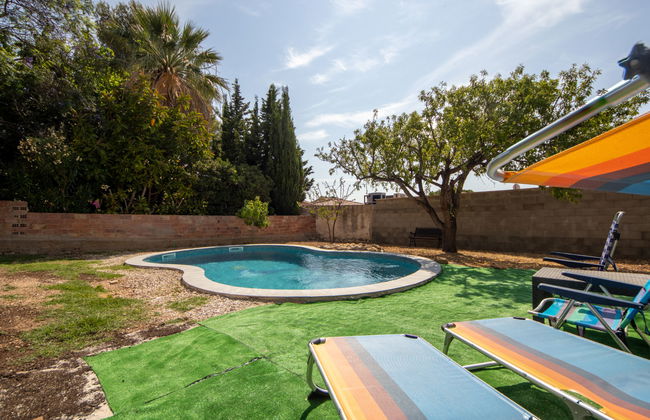 Casa de 3 quartos em La Pobla de Montornès com piscina privada e jardim - Foto 24