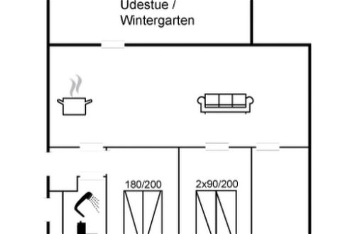Foto 25 - Haus mit 2 Schlafzimmern in Nørre Vorupør mit terrasse