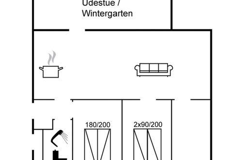 Foto 2 - Haus mit 2 Schlafzimmern in Nørre Vorupør mit terrasse