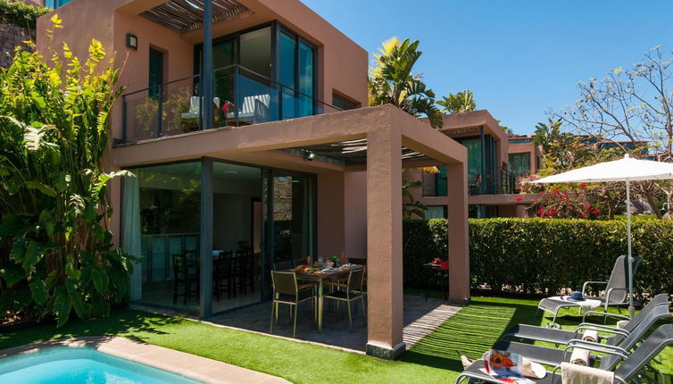 Photo 1 - Maison de 2 chambres à San Bartolomé de Tirajana avec piscine privée et vues à la mer