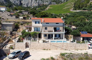 Foto 2 - Apartment mit 2 Schlafzimmern in Hvar mit terrasse und whirlpool