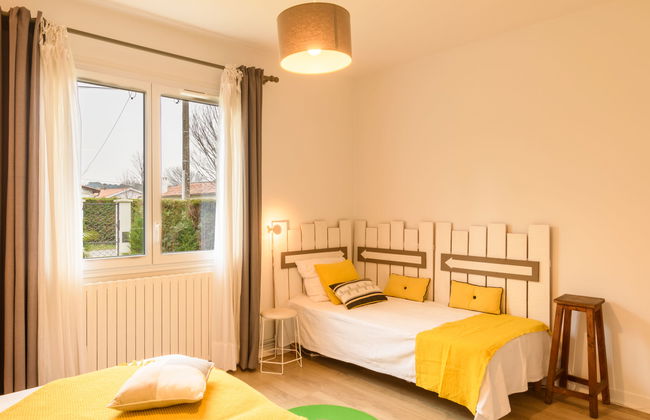 Casa de 4 quartos em Arès com piscina privada e jardim - Foto 14
