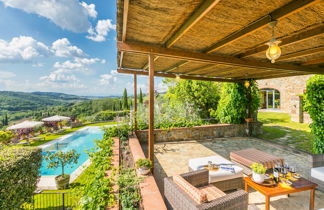 Foto 3 - Casa con 6 camere da letto a Greve in Chianti con piscina privata e giardino