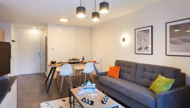 Apartamento de 1 quarto em Les Deux Alpes com piscina e jardim - Foto 4