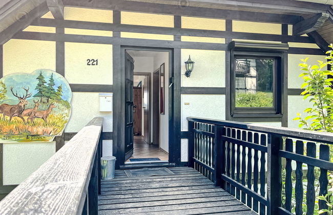 Apartment mit 3 Schlafzimmern in Frankenau mit terrasse - Foto 1