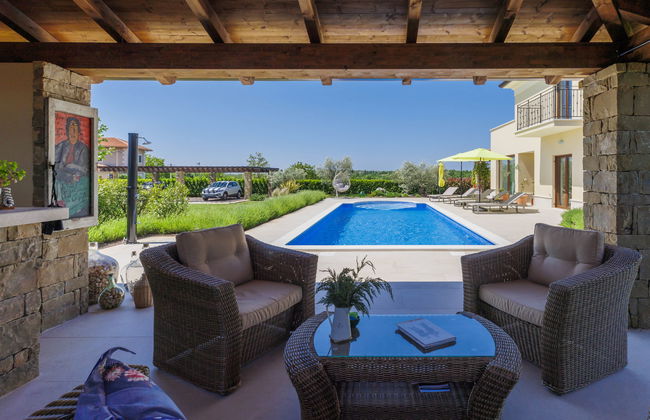 Casa de 5 quartos em Višnjan com piscina privada e jardim - Foto 18