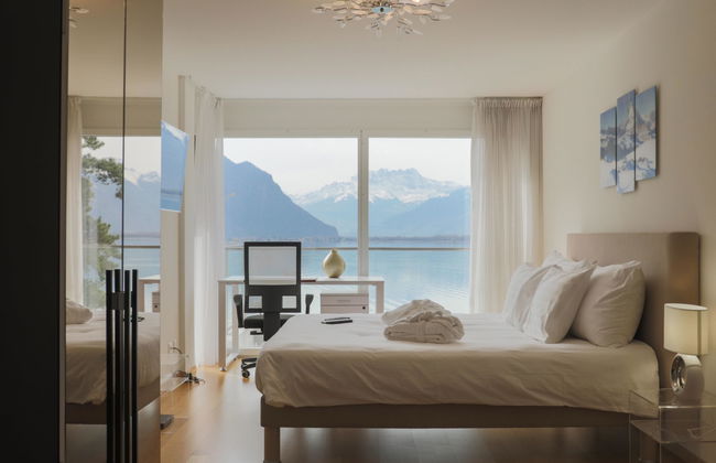 Apartamento de 2 quartos em Montreux com piscina e jardim - Foto 9