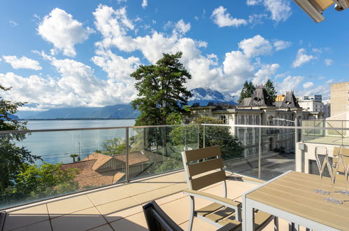 Foto 17 - Appartamento con 1 camera da letto a Montreux con piscina e vista sulle montagne