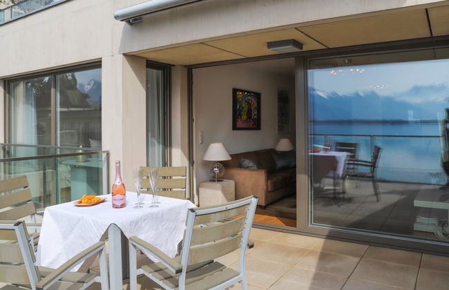 Apartamento de 2 quartos em Montreux com piscina e jardim - Foto 5