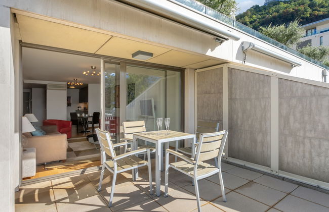 Apartamento de 2 quartos em Montreux com piscina e jardim - Foto 16