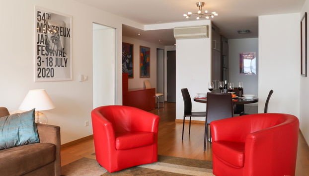Apartment mit 2 Schlafzimmern in Montreux mit schwimmbad und garten - Foto 2