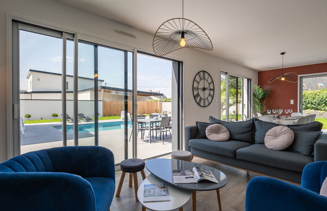 Casa de 5 quartos em Cléder com piscina privada e jardim - Foto 7