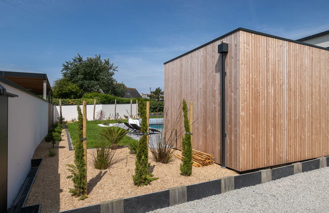 Casa de 5 quartos em Cléder com piscina privada e jardim - Foto 36