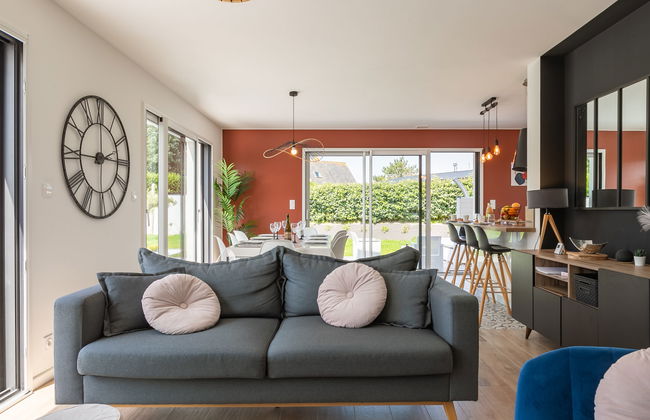Casa de 5 quartos em Cléder com piscina privada e jardim - Foto 8