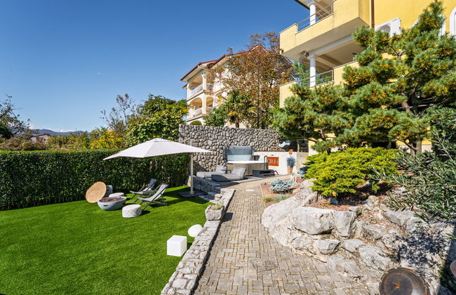 Appartamento con 2 camere da letto a Kastav con piscina e giardino - Foto 29
