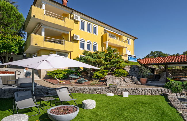 Appartamento con 2 camere da letto a Kastav con piscina e giardino - Foto 32