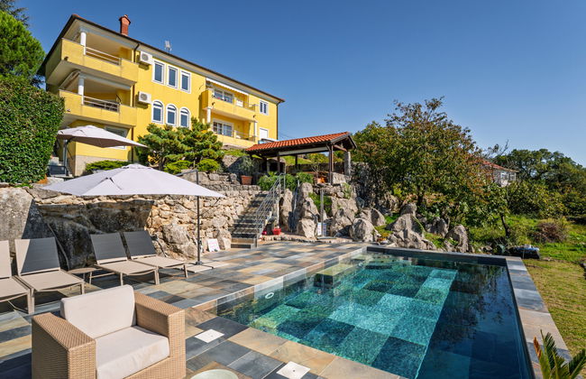 Appartamento con 2 camere da letto a Kastav con piscina e giardino - Foto 27