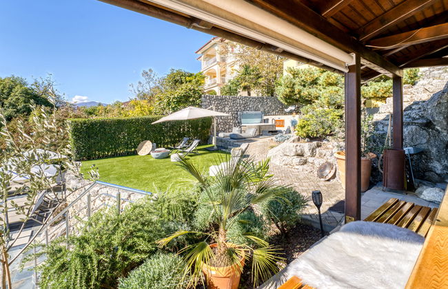 Appartamento con 2 camere da letto a Kastav con piscina e giardino - Foto 36