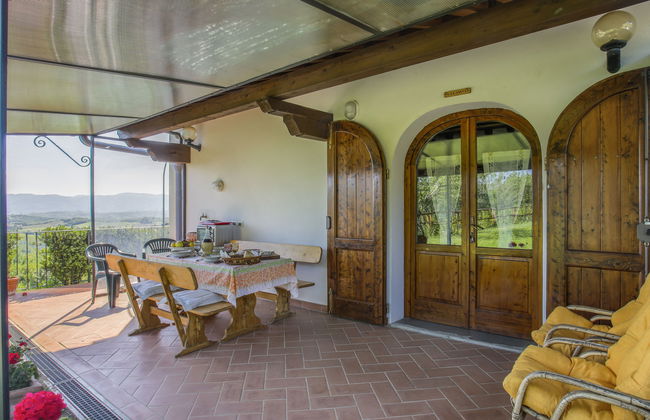 Casa de 2 quartos em Castelfranco Piandiscò com piscina e jardim - Foto 13