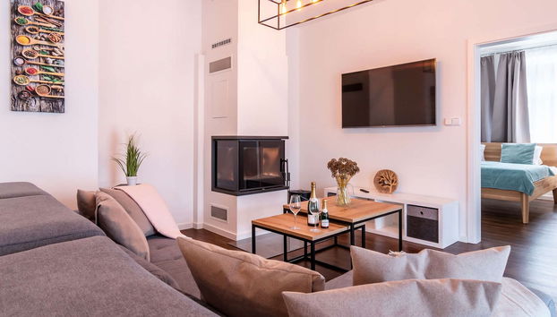 Apartamento de 3 quartos em Frymburk com jardim e terraço - Foto 2