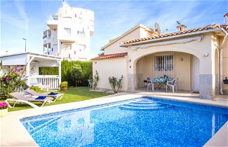 Foto 1 - Casa de 2 habitaciones en Oliva con piscina privada y vistas al mar