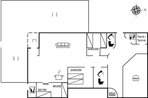 Foto 19 - Haus mit 3 Schlafzimmern in Harrerenden mit privater pool und terrasse