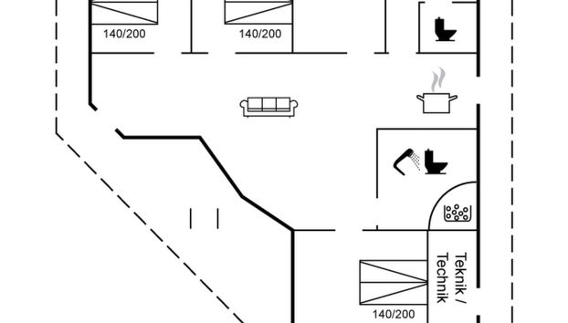 Casa con 4 camere da letto a Vinderup con terrazza - Foto 2