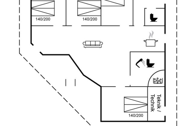 Casa con 4 camere da letto a Vinderup con terrazza - Foto 2
