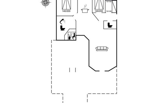 Photo 2 - Maison de 3 chambres à Hejls avec terrasse et sauna