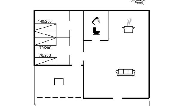Haus mit 2 Schlafzimmern in Skjern mit terrasse - Foto 2