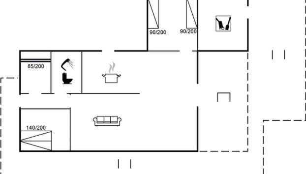 Casa con 3 camere da letto a Tranekær con terrazza - Foto 2