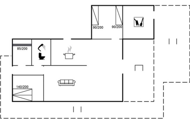Casa de 3 quartos em Tranekær com terraço - Foto 2