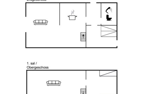 Foto 2 - Casa con 2 camere da letto a Knebel con terrazza