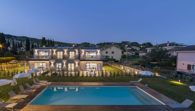 Apartment mit 2 Schlafzimmern in Imperia mit schwimmbad und garten - Foto 2