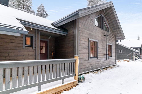 Foto 5 - Haus mit 2 Schlafzimmern in Pelkosenniemi mit sauna und blick auf die berge