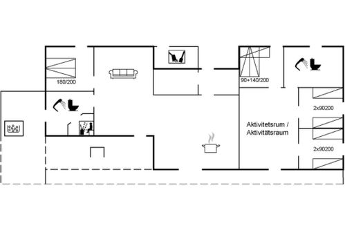 Photo 25 - Maison de 4 chambres à Væggerløse avec sauna et bain à remous